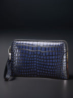 Men's Crocodile Leather Clutch Bag