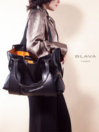 BLAVA Oversized Veg-Tanned Tote