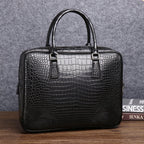 Men's Crocodile Leather Briefcase