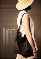 BLAVA Oriental Leather Large Hobo