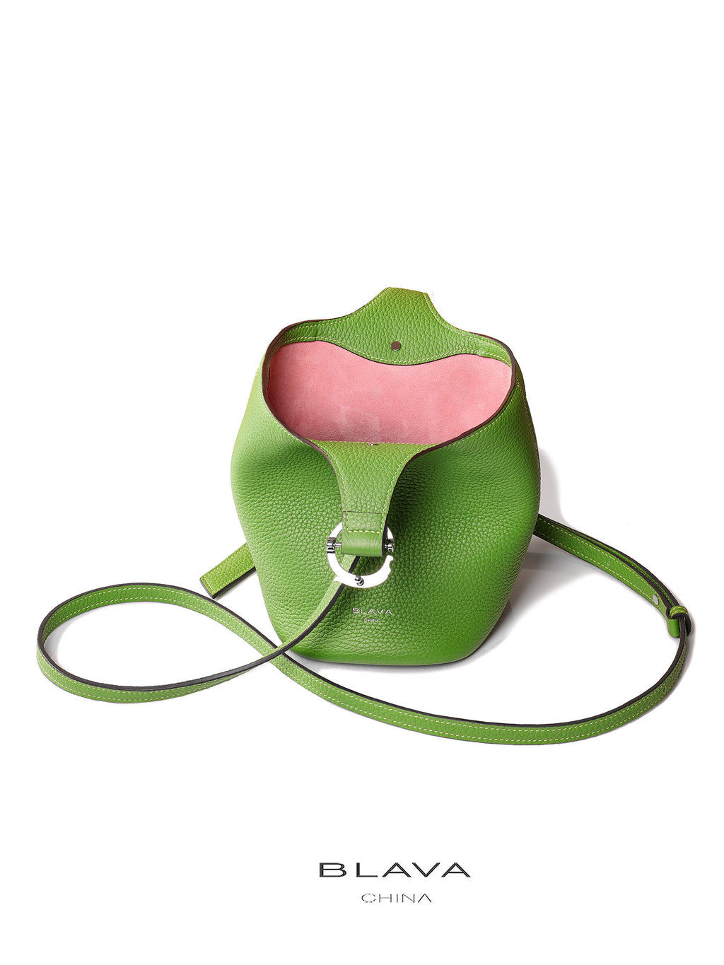 BLAVA Leather Bucket Bag