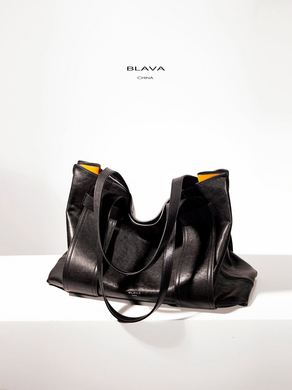 BLAVA Oversized Veg-Tanned Tote
