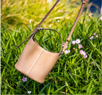 BLAVA Togo Leather Bucket Bag