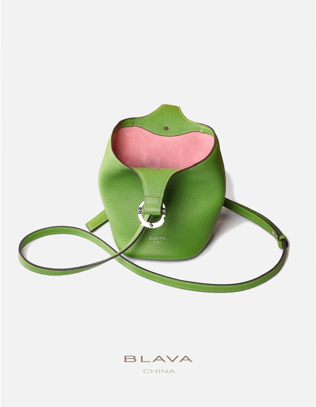 BLAVA Leather Bucket Bag