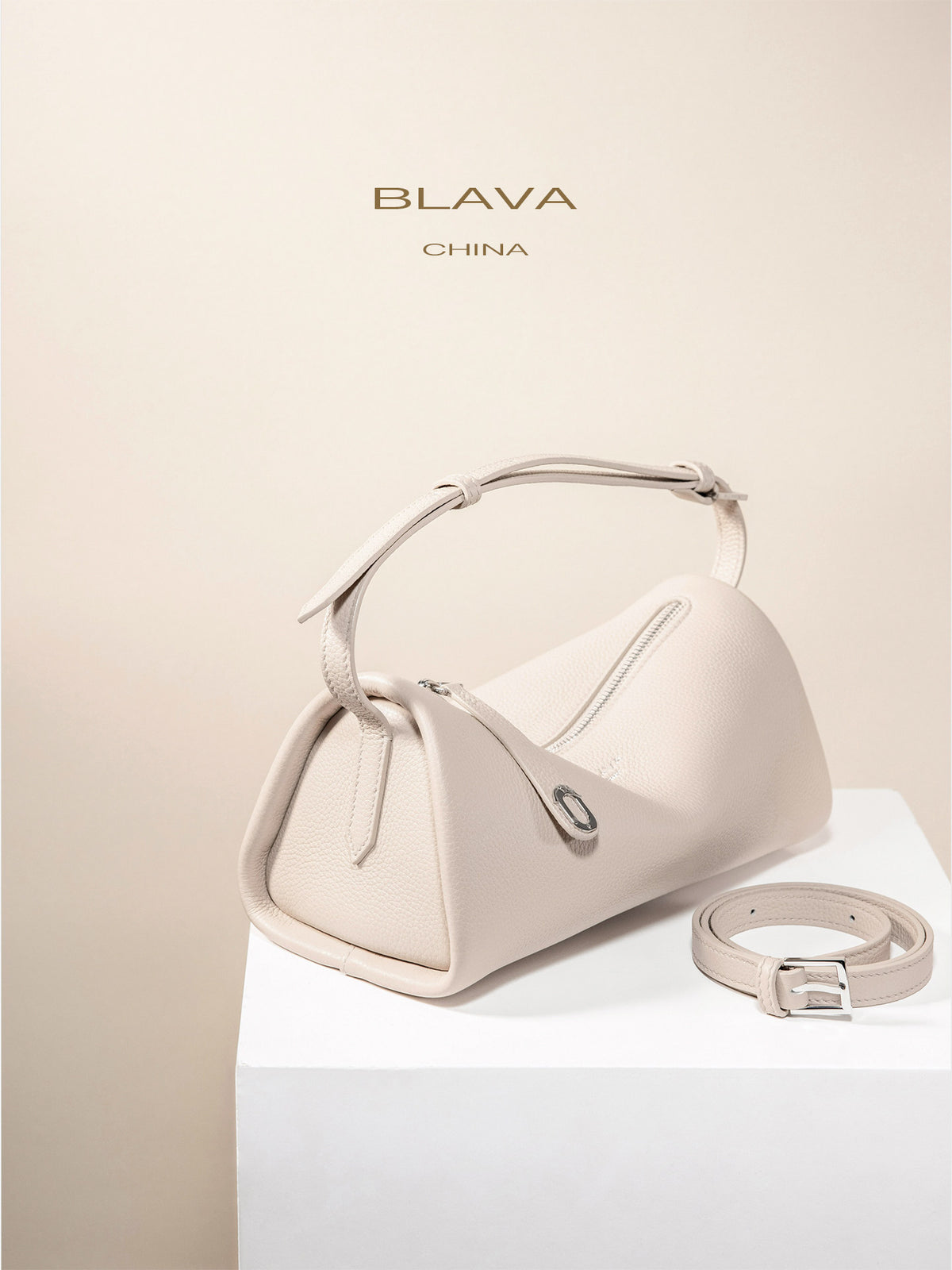BLAVA Oriental Leather Pillow Bag