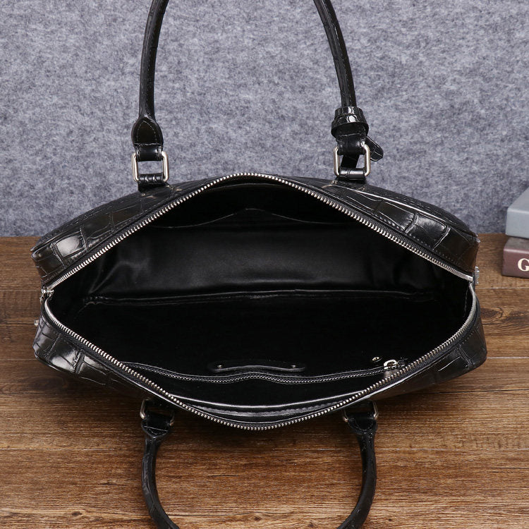 Men's Crocodile Leather Briefcase