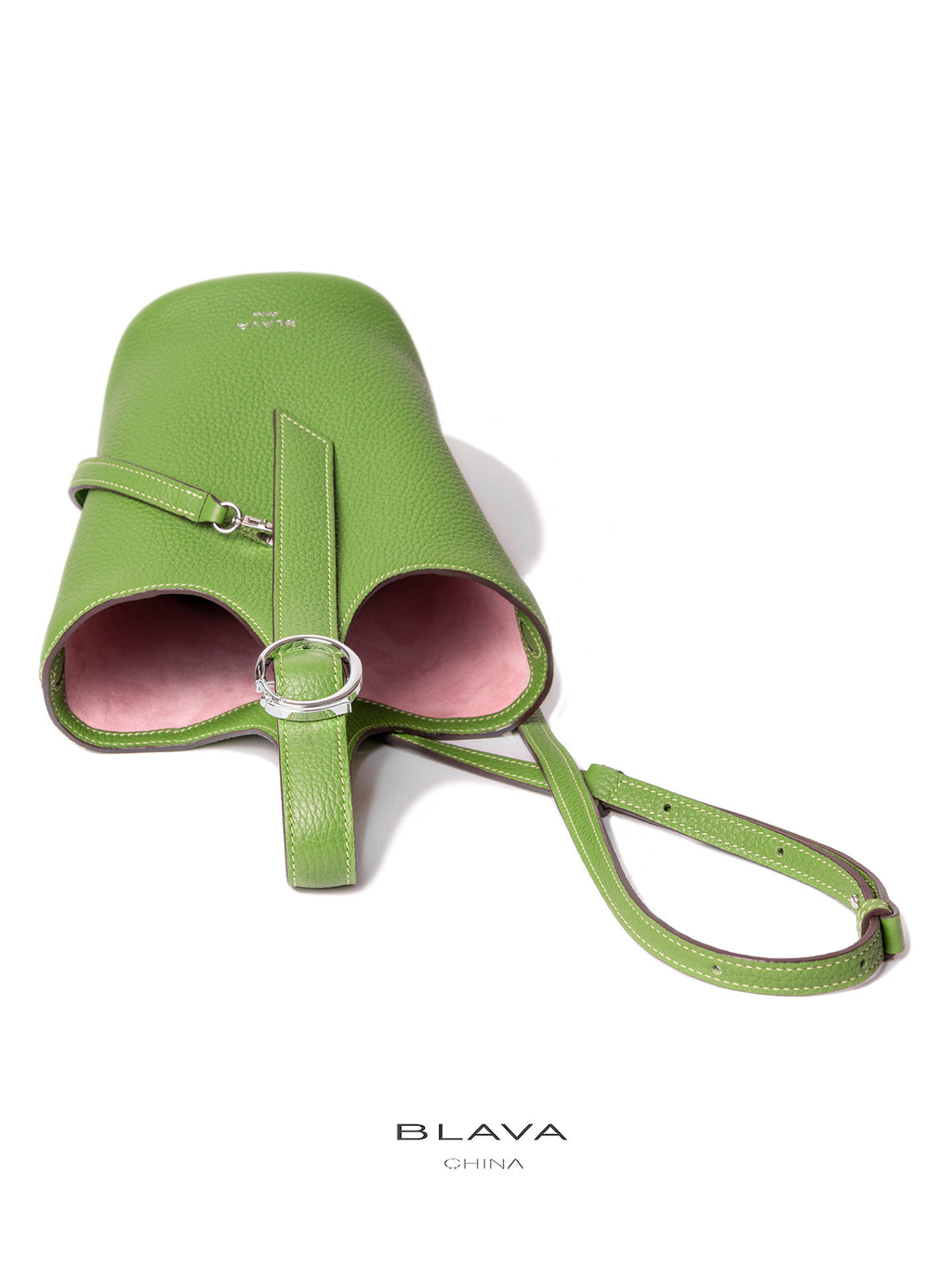BLAVA Leather Bucket Bag