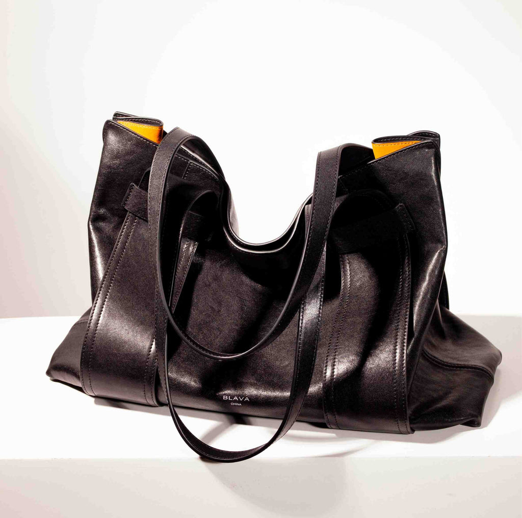 BLAVA Oversized Veg-Tanned Tote