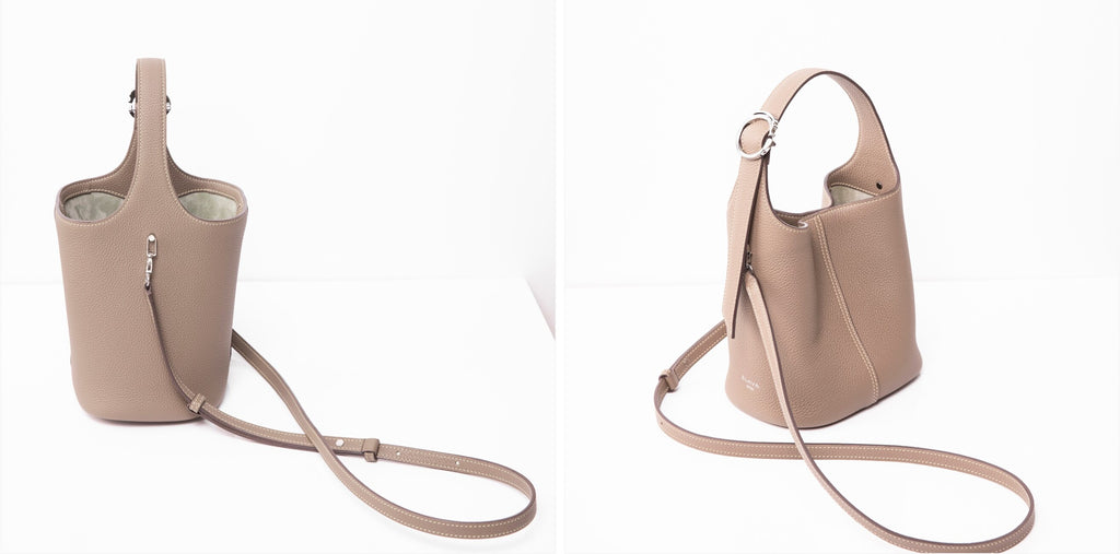 BLAVA Togo Leather Bucket Bag