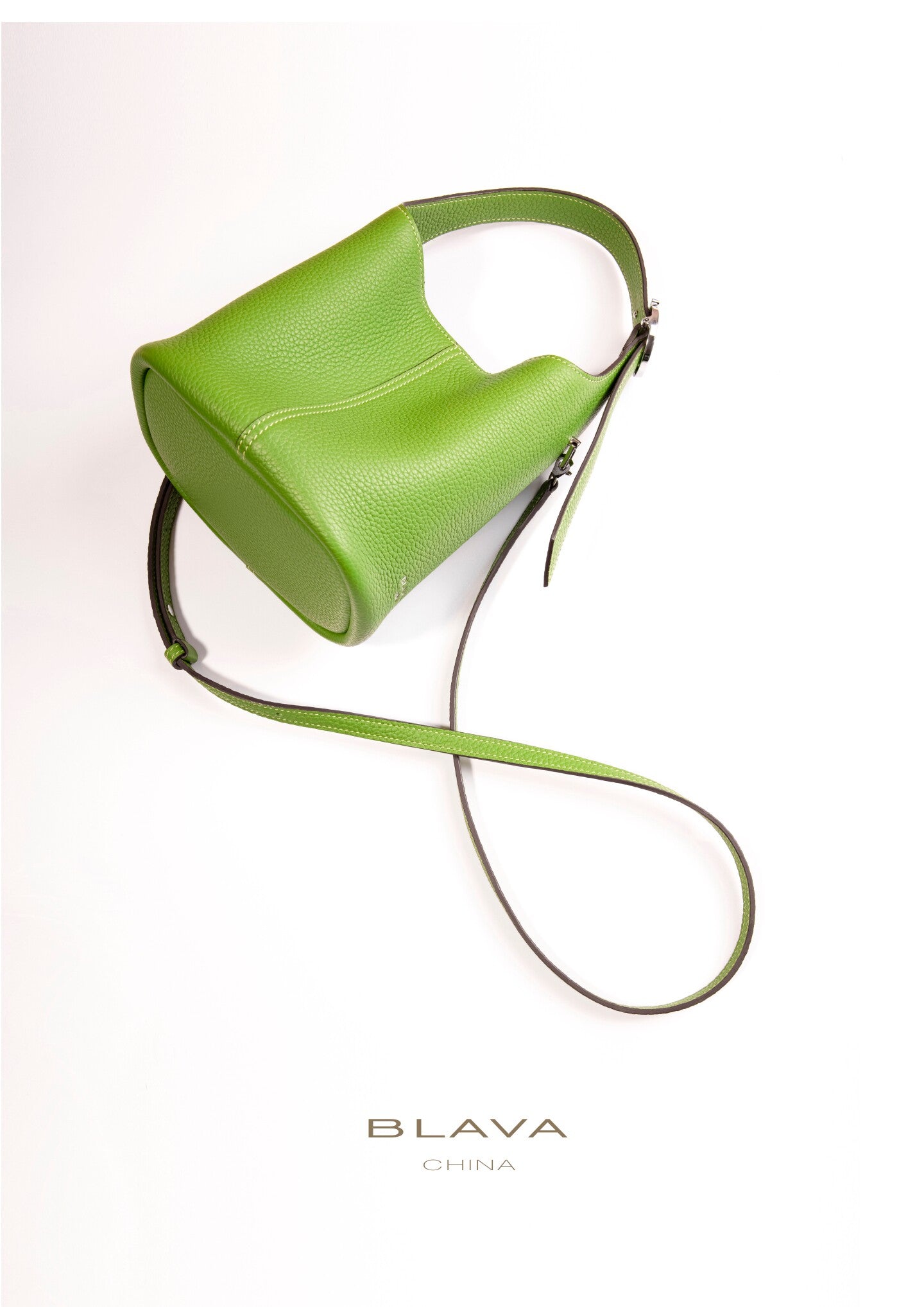 BLAVA Leather Bucket Bag