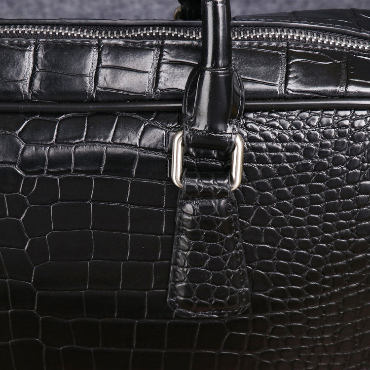 Men's Crocodile Leather Briefcase