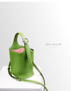 BLAVA Leather Bucket Bag