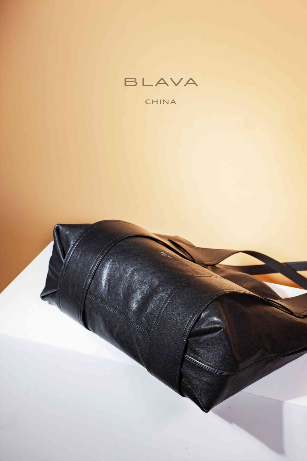 BLAVA Oversized Veg-Tanned Tote
