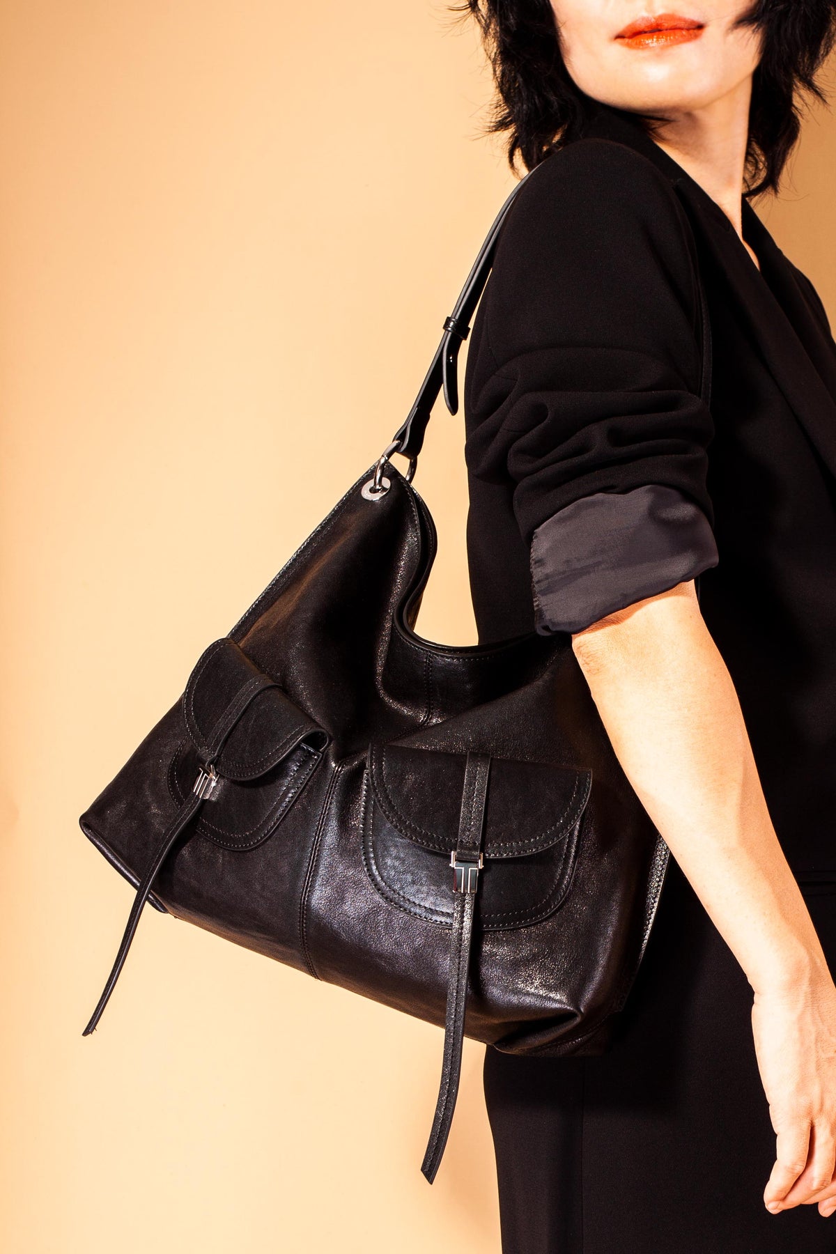 BLAVA Veg-Tanned Pocket Hobo Bag
