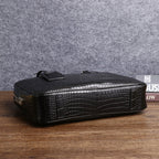 Men's Crocodile Leather Briefcase