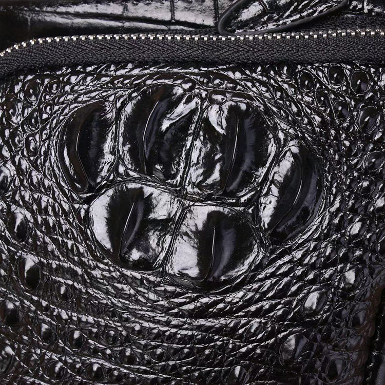 Men's Crocodile Leather Sling Bag