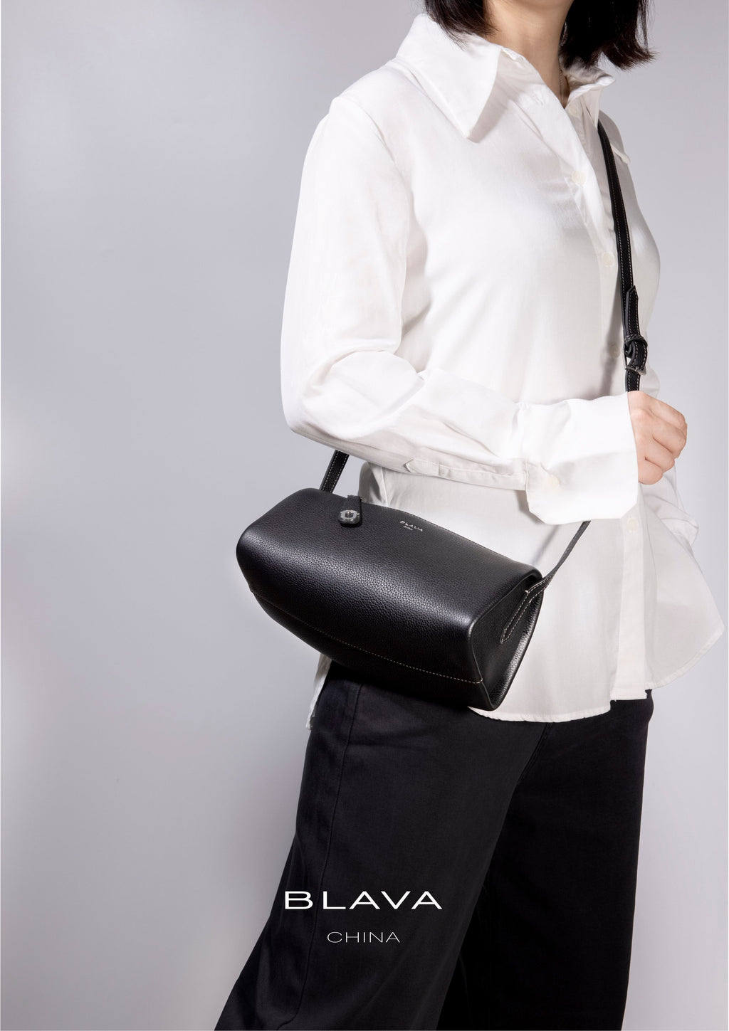 BLAVA Oriental Leather Pillow Bag
