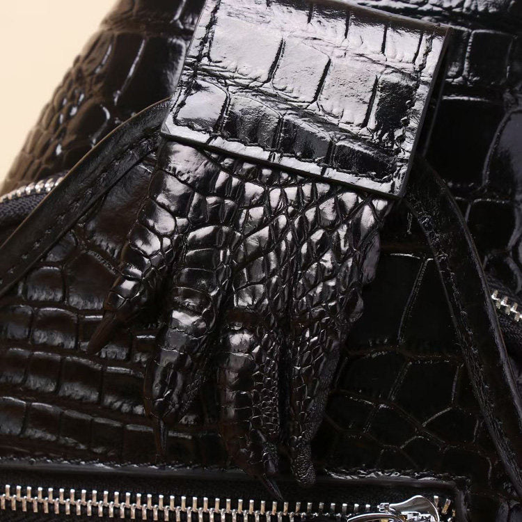 Men's Crocodile Leather Sling Bag