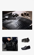 Men's Crocodile Leather Backpack