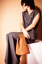 BLAVA Leather Bucket Bag
