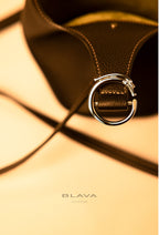 BLAVA Leather Bucket Bag