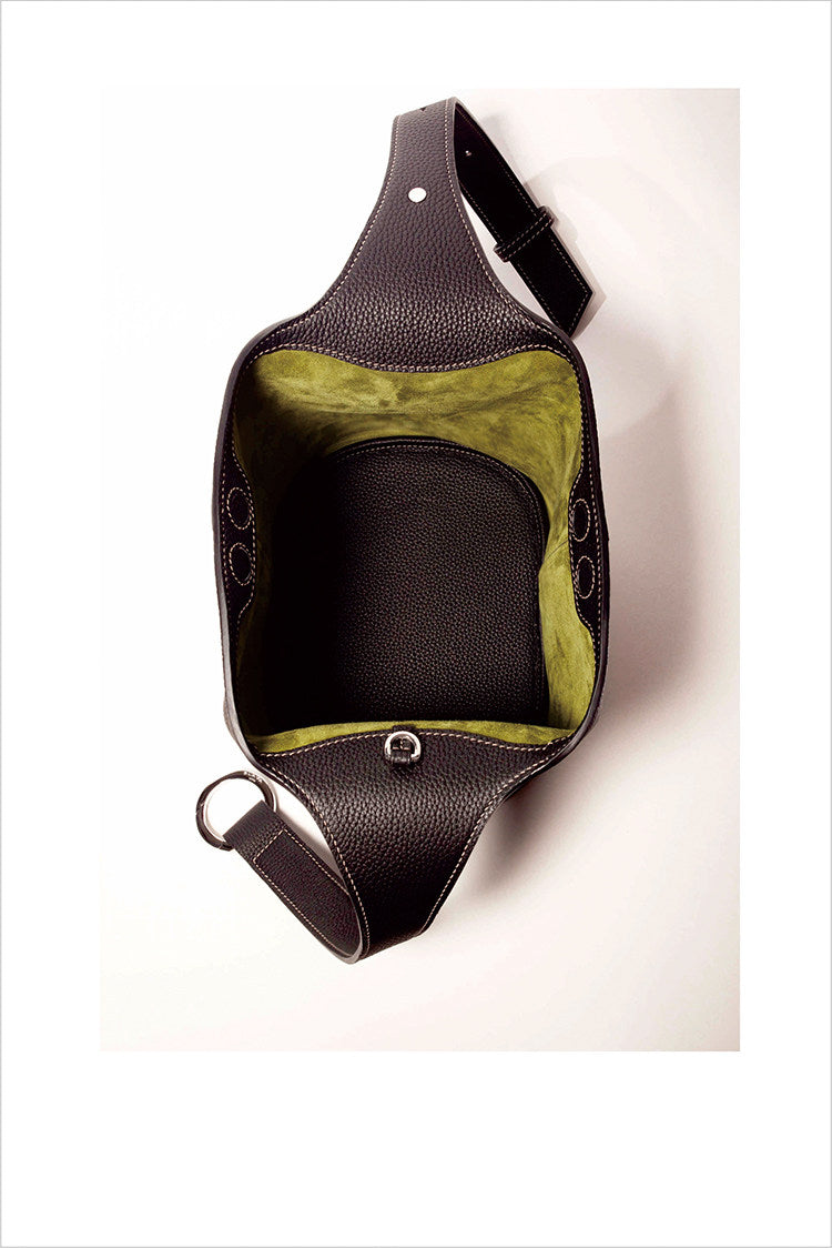 BLAVA Leather Bucket Bag
