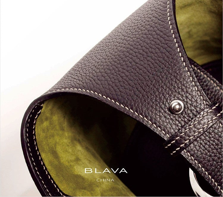 BLAVA Leather Bucket Bag