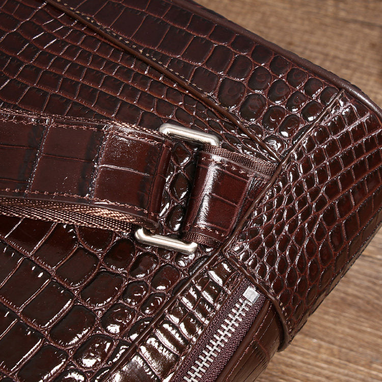 Men's Crocodile Leather Backpack