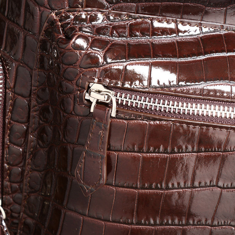 Men's Crocodile Leather Backpack
