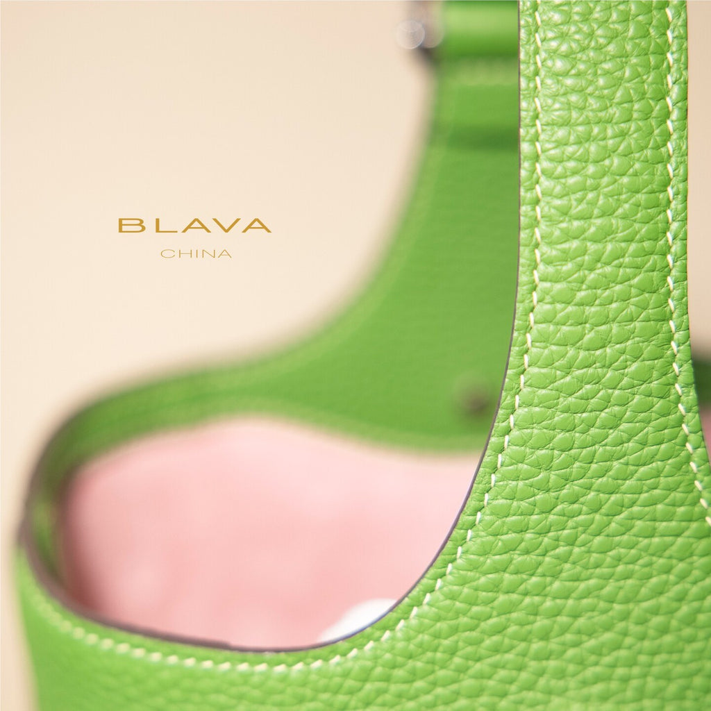 BLAVA Leather Bucket Bag