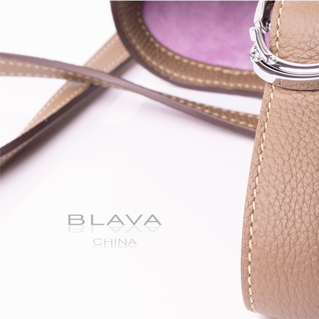 BLAVA Togo Leather Bucket Bag