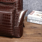 Men's Crocodile Leather Backpack