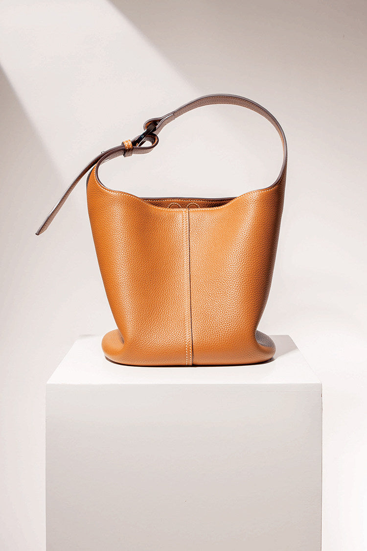 BLAVA Leather Bucket Bag