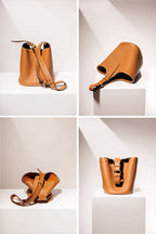 BLAVA Leather Bucket Bag