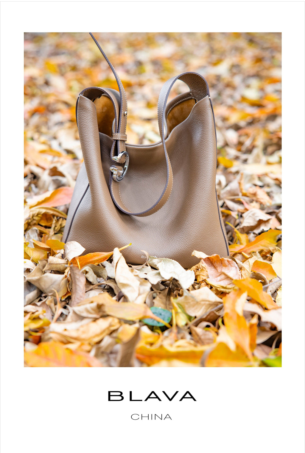 BLAVA Oriental Leather Large Hobo