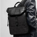 Men's Crocodile Leather Backpack