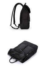 Men's Crocodile Leather Backpack