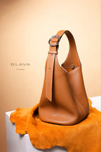 BLAVA Leather Bucket Bag