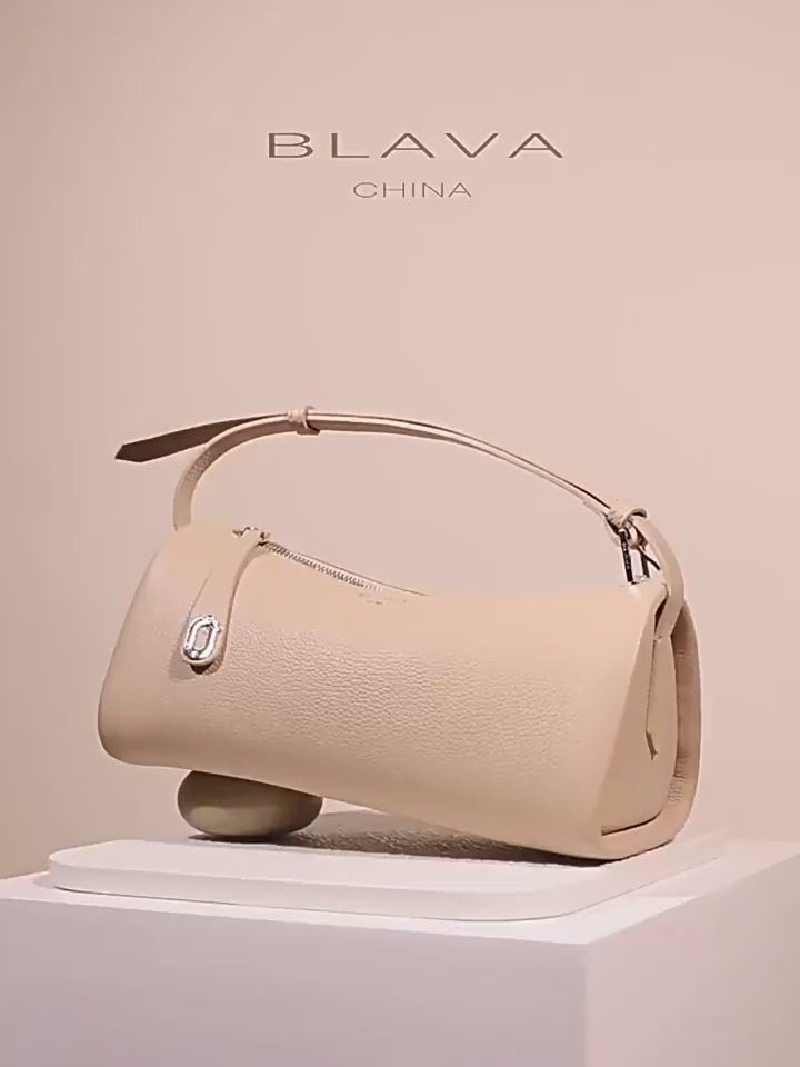 BLAVA Oriental Leather Pillow Bag