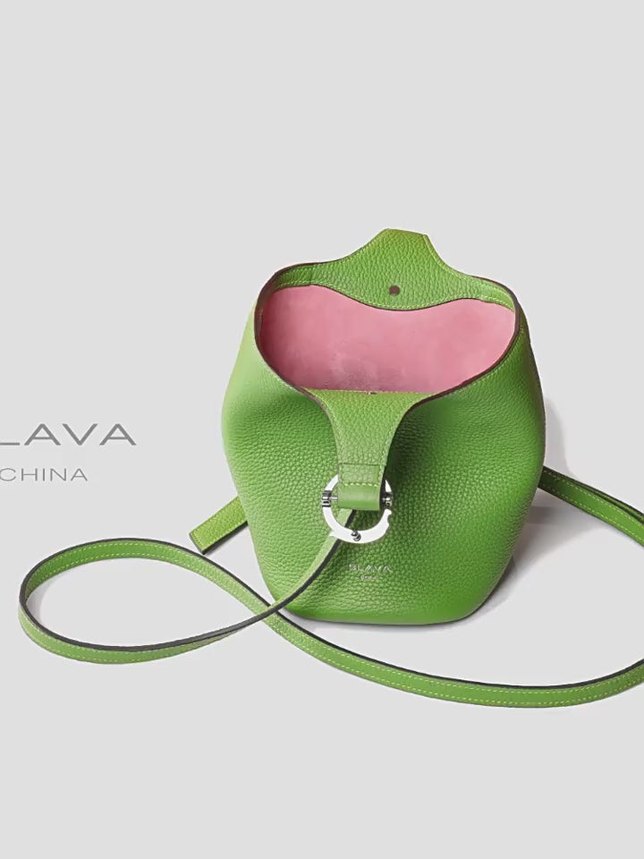 BLAVA Leather Bucket Bag